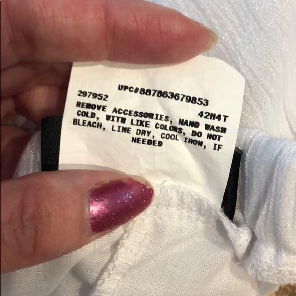 Iz Byer Lined White High Low Skirt I Wore As Dress - Picture 5 of 12